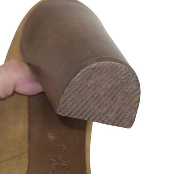 TORY BURCH Sz 9M High Heel 219313 Light Tan  Suede Ankle Booties $375 Retail EUC - Picture 6 of 13